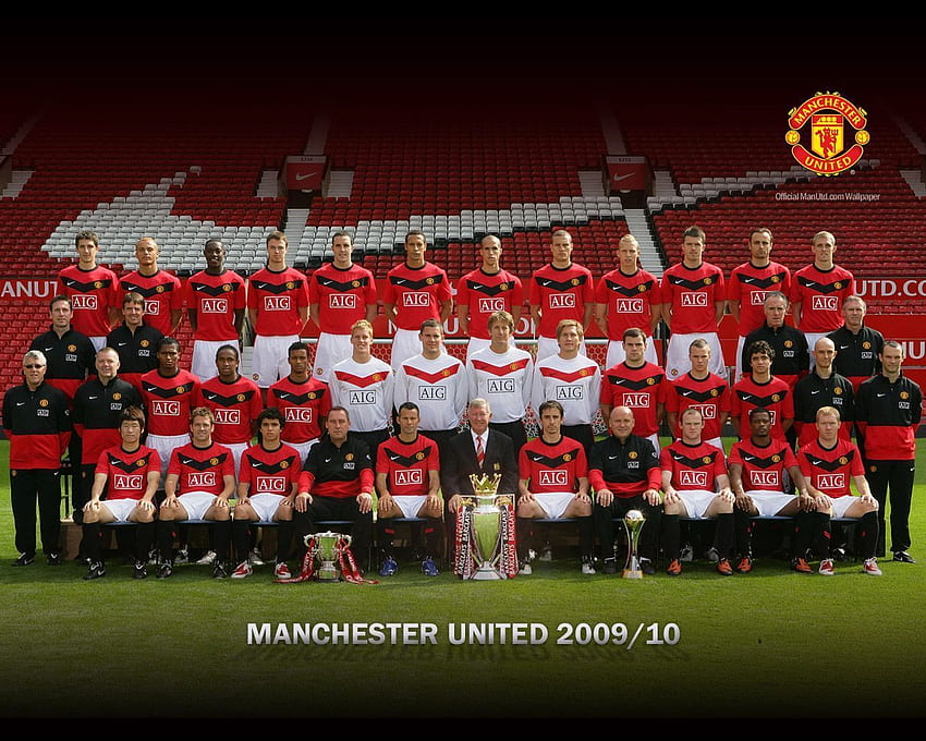 Manchester United 2009 2010 Squad . Manchester United . Manchester United , Manchester United, Manchester United Team HD wallpaper