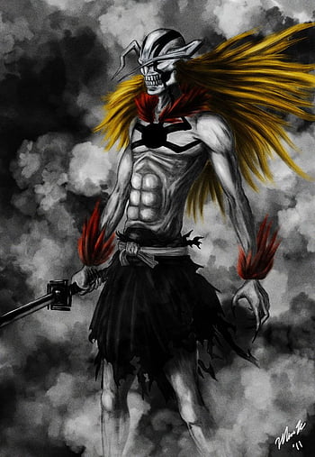 Vasto Lorde, Bleach, Kurosaki Ichigo, anime, Hollow, selective coloring -  wallpaper #132043 (1920x1200px) on