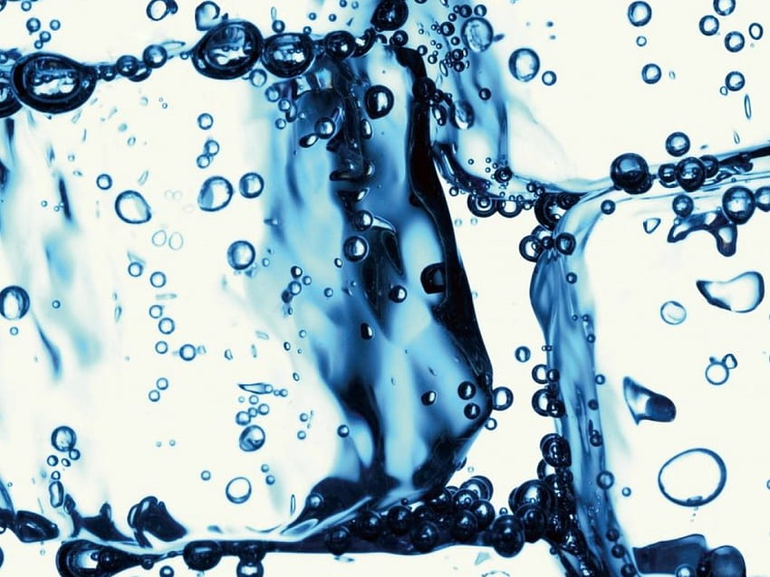 Copo Água, gotas, água papel de parede HD