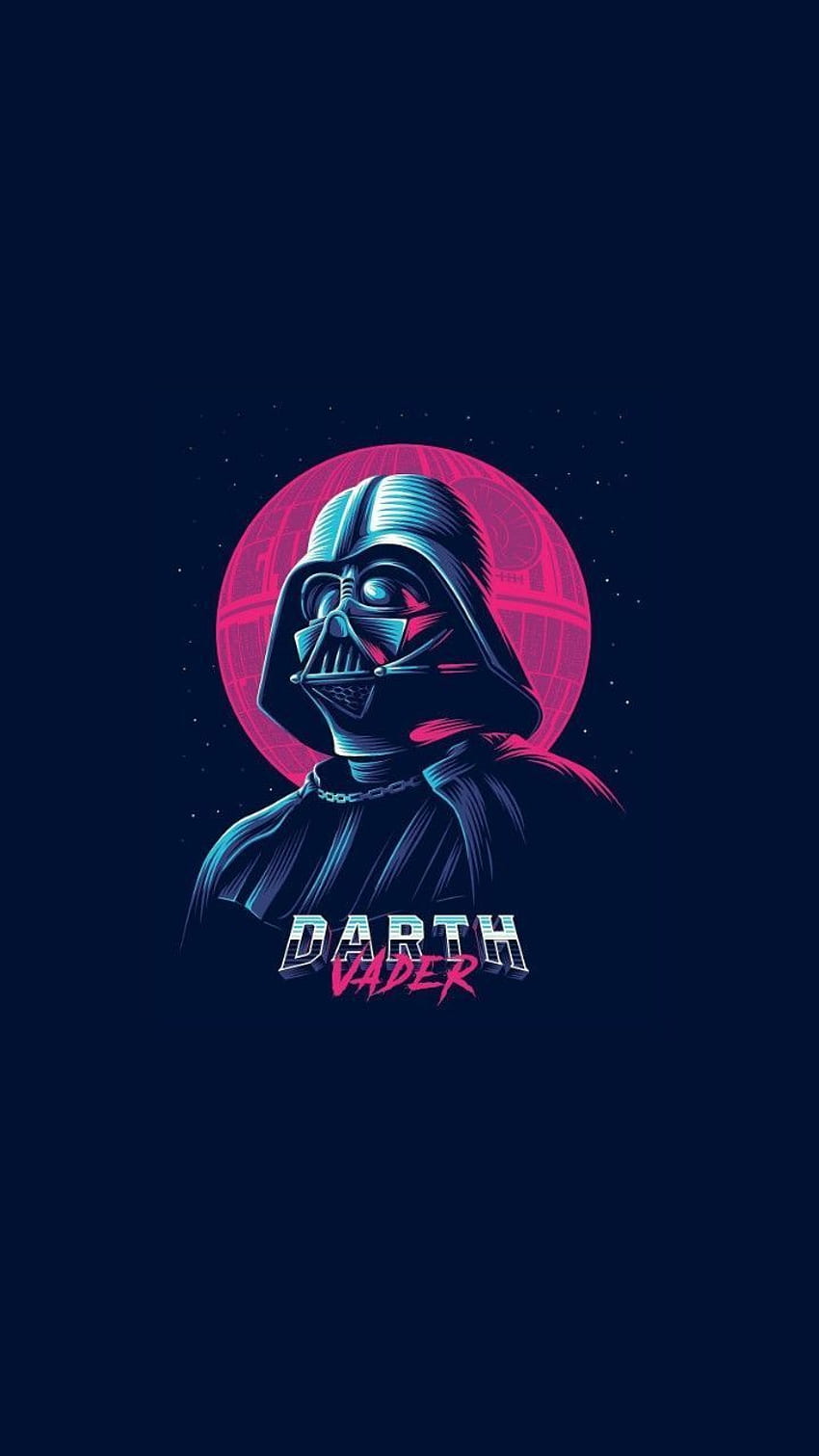 Minimalistisches Darth Vader Android. Star Wars-Hintergrund, Star Wars, Darth Vader, Darth Vader 8 HD-Handy-Hintergrundbild