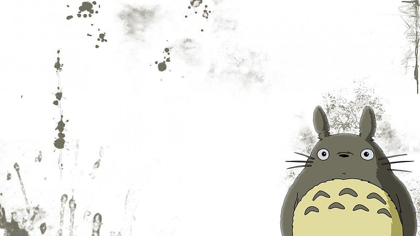 Studio Ghibli Sevimli Minimalist Anime - Novocom.top, Kawaii Estetik Totoro HD duvar kağıdı