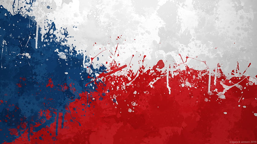 Flag Of The Czech Republic, Flag Art HD wallpaper