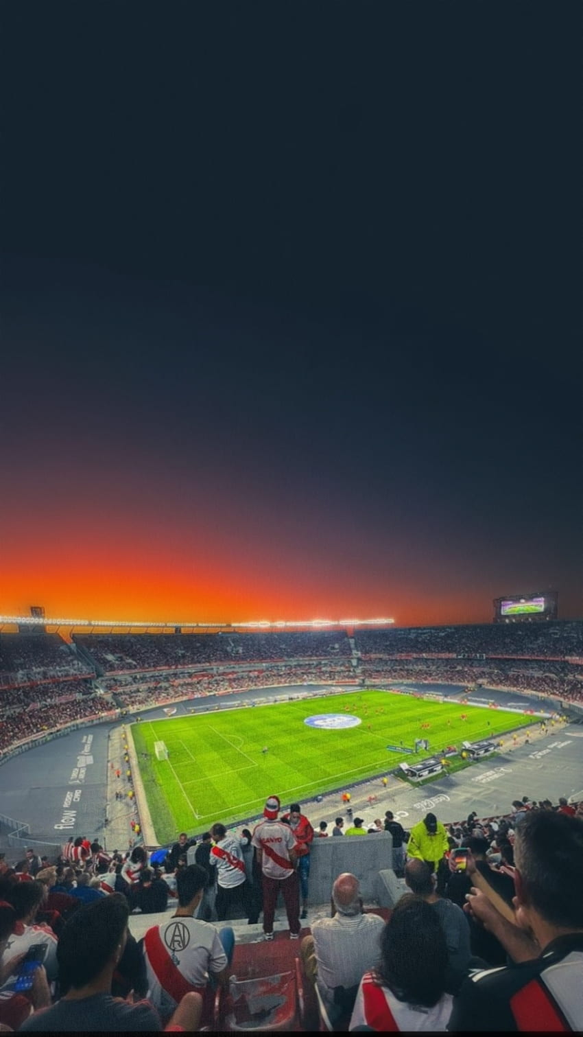 Estadio Monumental, atmosfera, cielo, riverplate, argentina, piatto, calcio, fiume, calcio Sfondo del telefono HD