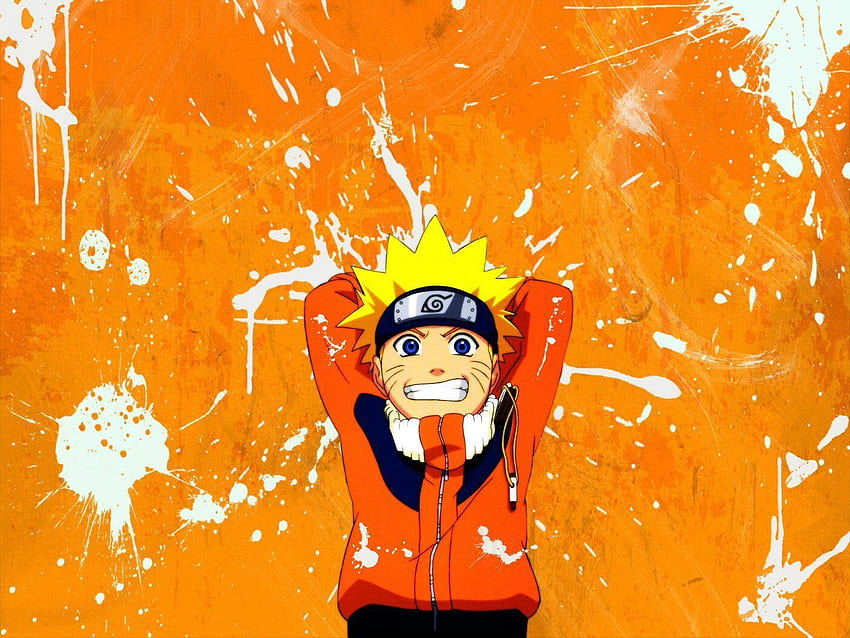 Naruto pomarańczowy, uśmiechnięty Naruto Tapeta HD