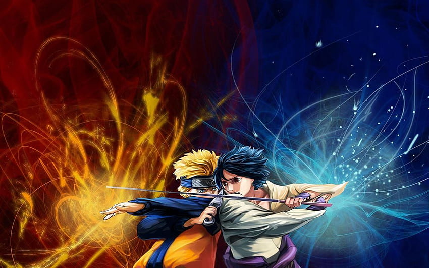 Naruto vs Sasuke, Naruto and Sasuke Dual Screen HD wallpaper | Pxfuel