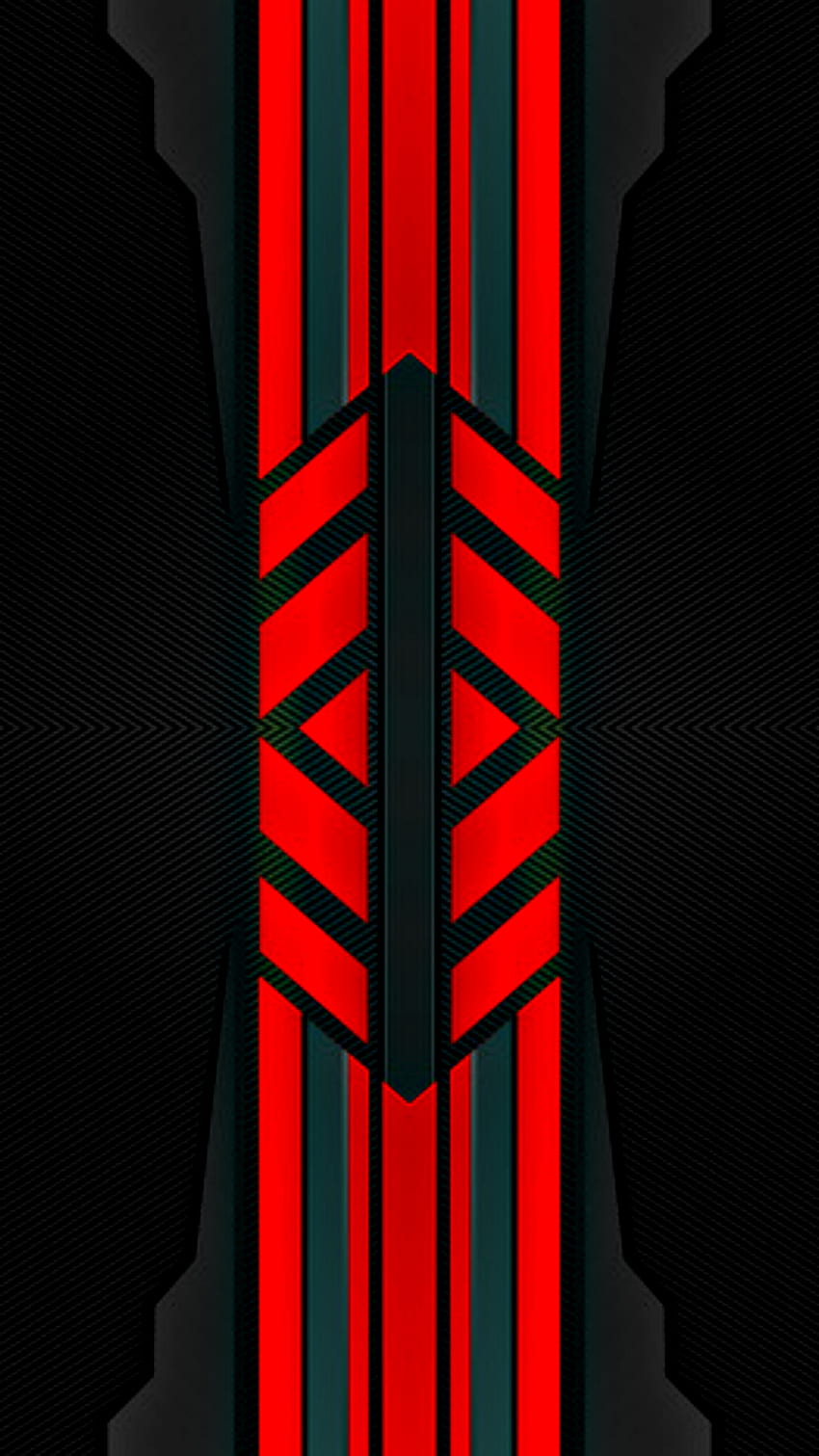 jhf, digital, technik, neu, neon, schwarz, abstrakt, rot, 3d, amoled, material, modern, zukunft, formen, , design, geometrisch, gamer, , linien HD-Handy-Hintergrundbild