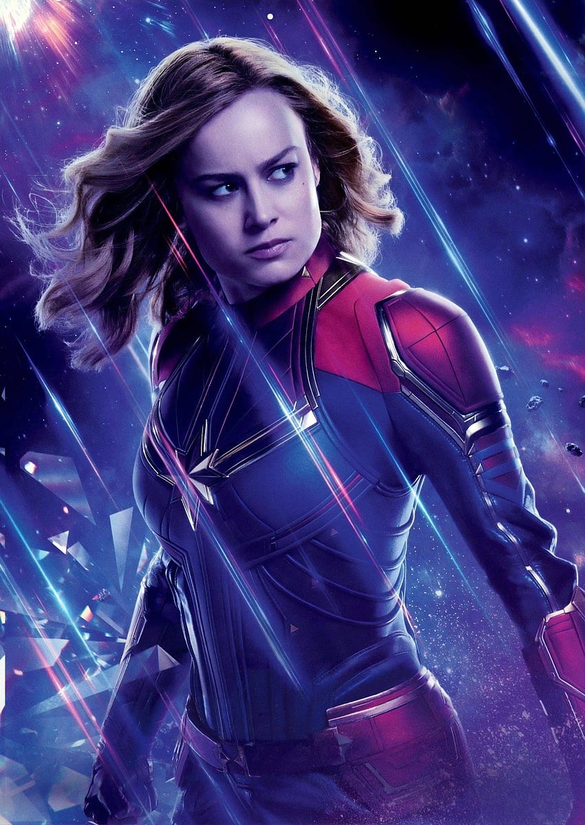 Captain Marvel Avengers Endgame iPad Pro Retina Display , Movies , , and Background HD phone wallpaper