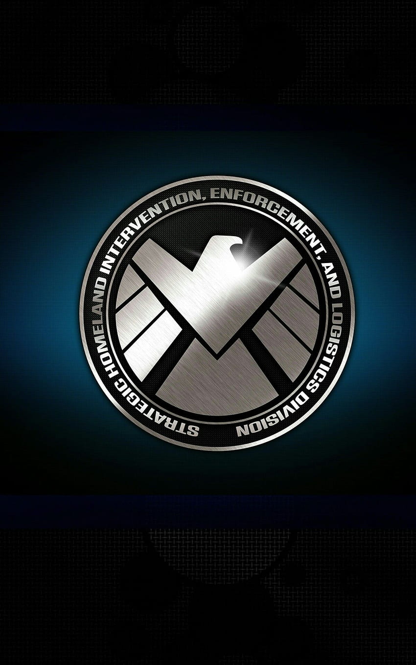 S. H. I. E. L. D. Fumetti Marvel, poster di supereroi Marvel, scudo Marvel, logo Avengers Shield Sfondo del telefono HD