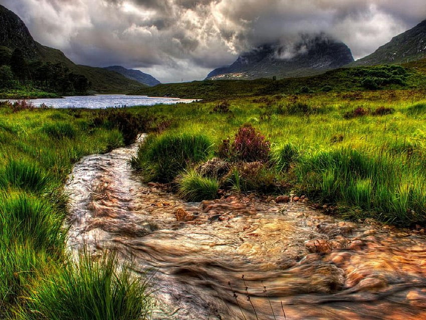 Liathach Stormy Weather, tempo, Liathach, tempestuoso papel de parede HD