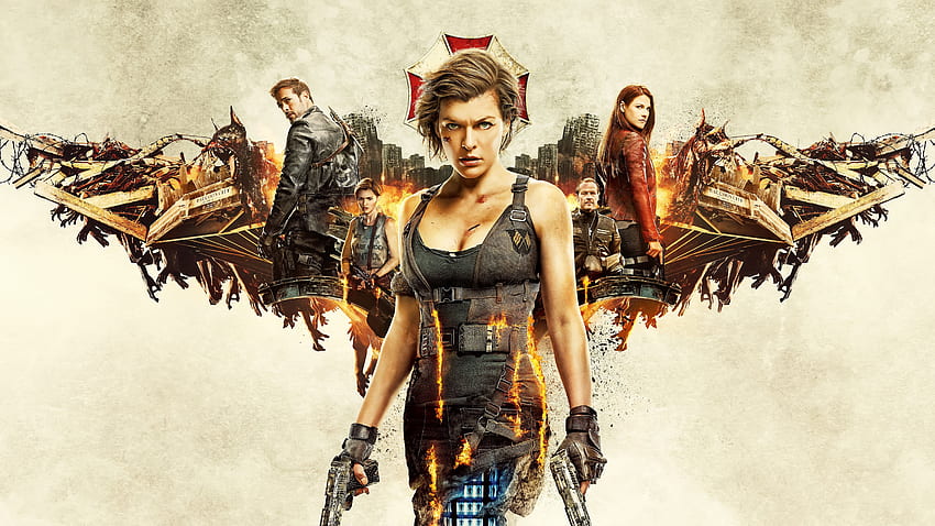 Plakat filmu Resident Evil Extinction Tapeta HD