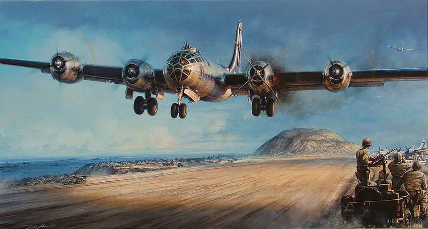 Art, Islands, Landing, Padded - B 29 Iwo Jima - - teahub.io, Iwo Jima HD wallpaper