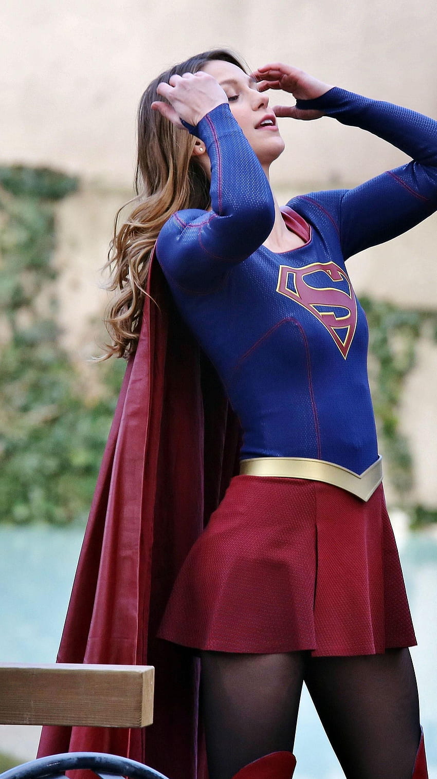 Melissa Benoist, supergirl, hollywood actress HD phone wallpaper