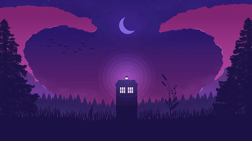 Doctor Who Minimal Art Résolution 1440P, Doctor Who minimaliste Fond d'écran HD