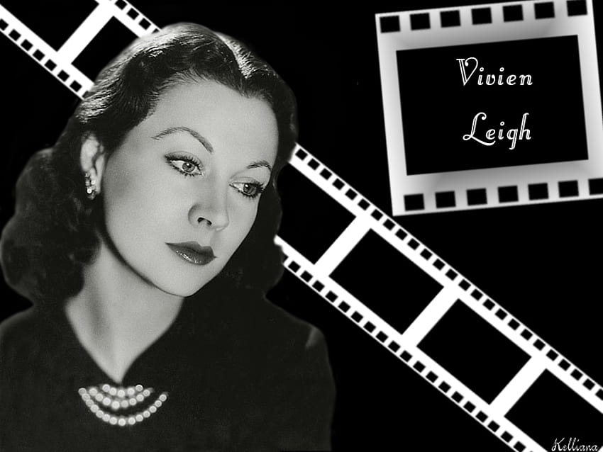 Vivien Leigh, fifties, 50s, fortys, goddesses of the silver screen, film, 40s, actresses, beauty, black and white, movie, golden era, women, female HD wallpaper