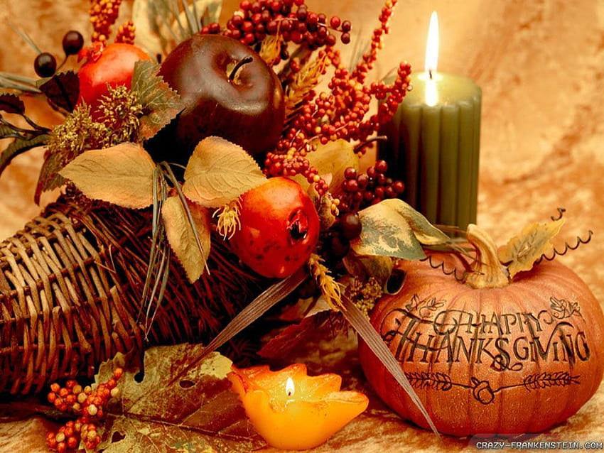 Thanksgiving, Simple Pumpkin HD wallpaper