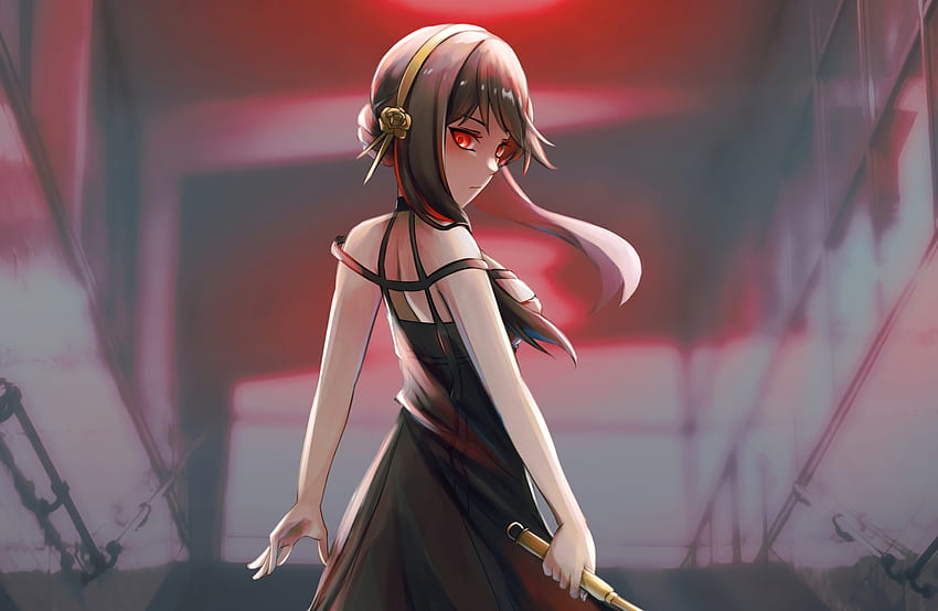 Spionagemädchen, Yor Forger, Original, Anime HD-Hintergrundbild