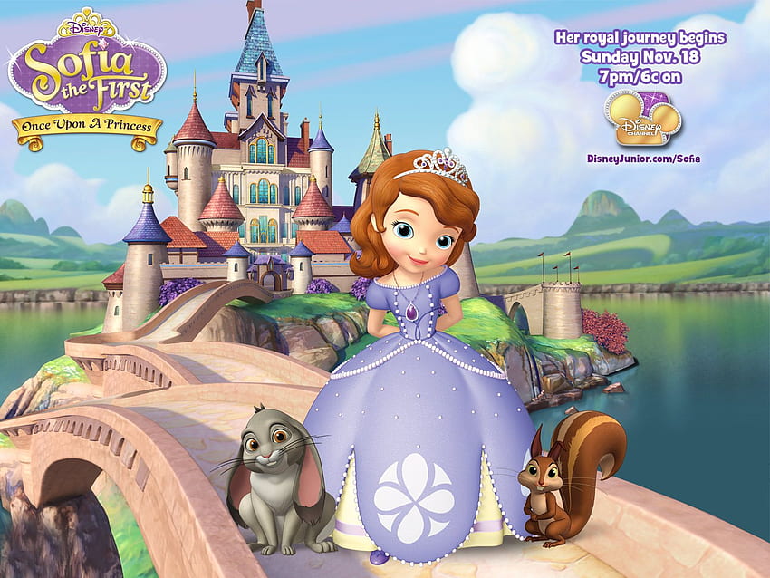 Disney Castle Clover and Mia with Sofia, Disney Castle Cartoon HD wallpaper