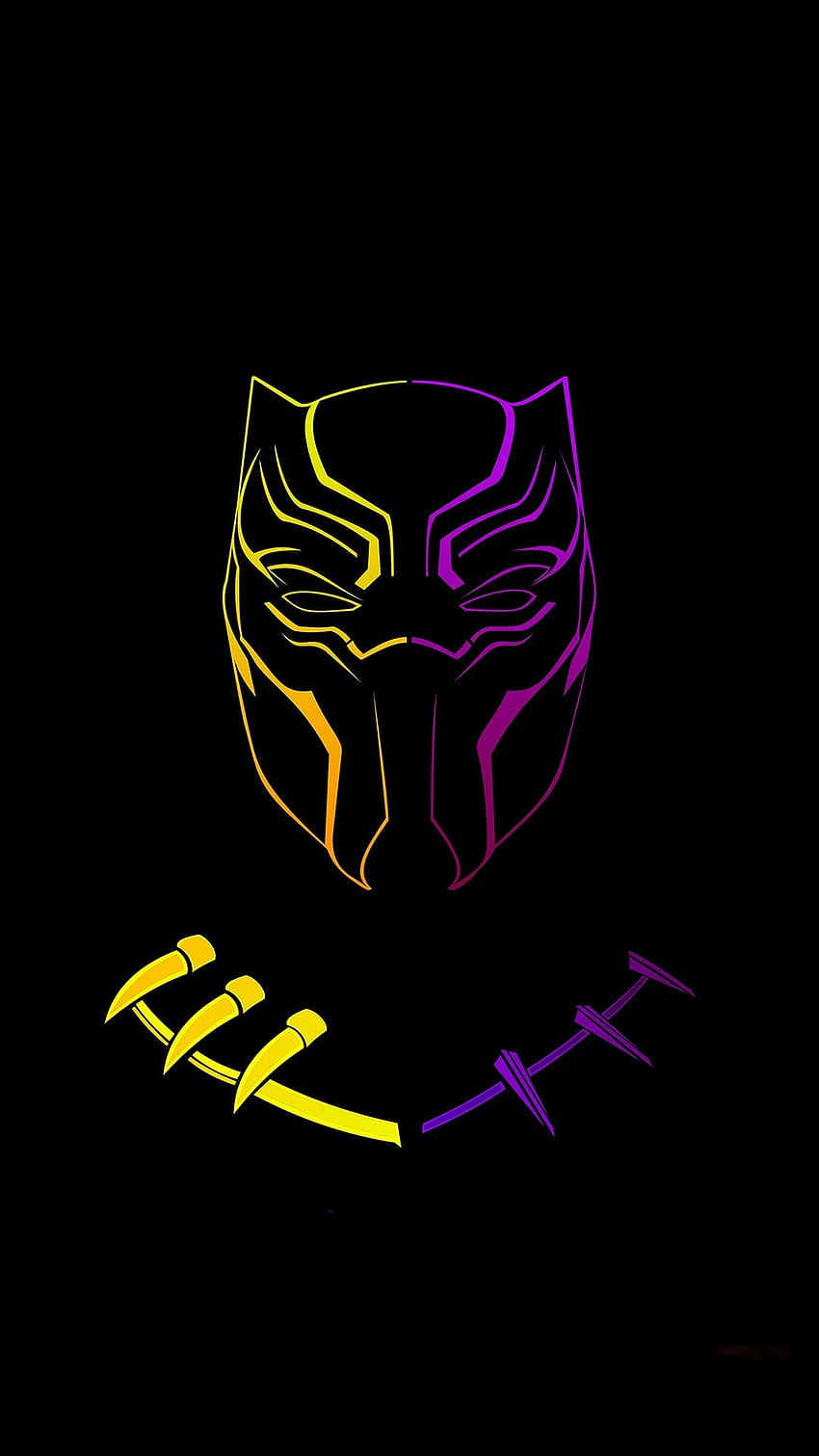 Black panther. Black panther marvel, Black panther, Marvel superheroes, Black Panther Marvel Logo HD phone wallpaper