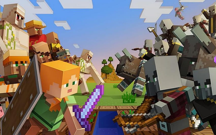 La mise à jour de Minecraft Village and Pillage tente de montrer qu'il y a encore du jeu - SlashGear, Minecraft Villager Fond d'écran HD