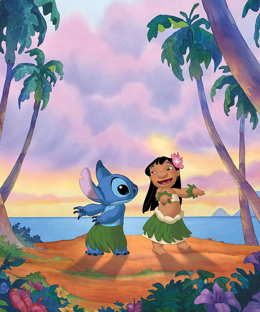 Disney ponownie łączy Lilo i Stitch w nowym filmie aktorskim. Uroczy Tapeta na telefon HD
