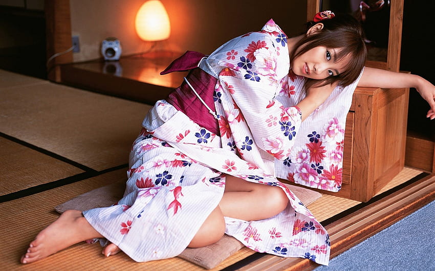 The indoor beautiful Japanese kimono girl . other, Kimono Girls Japanese HD wallpaper