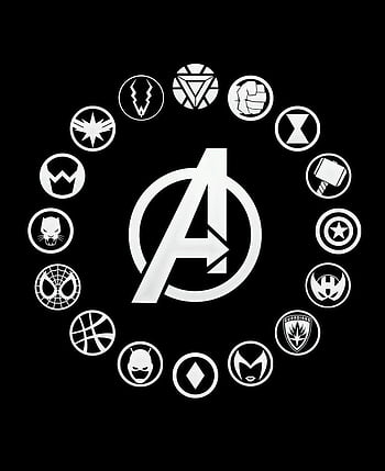 How to make letter A tattoo in avengers logo design  avengers logo tattoo   YouTube