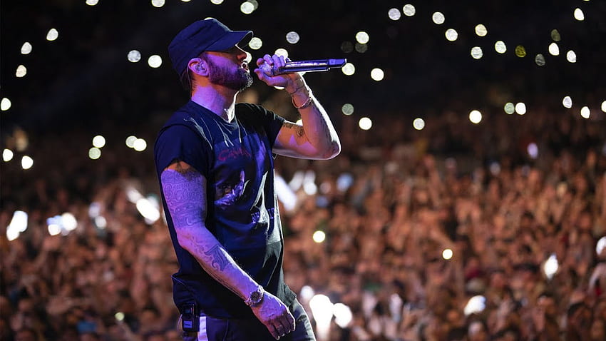 Eminems Spit Fire Rapture 2019 Shows. Exklusiver Bericht aus Australien und Neuseeland von EPro. Eminem.Pro Die größte und vertrauenswürdigste Quelle für Eminem, Eminem Concert HD-Hintergrundbild