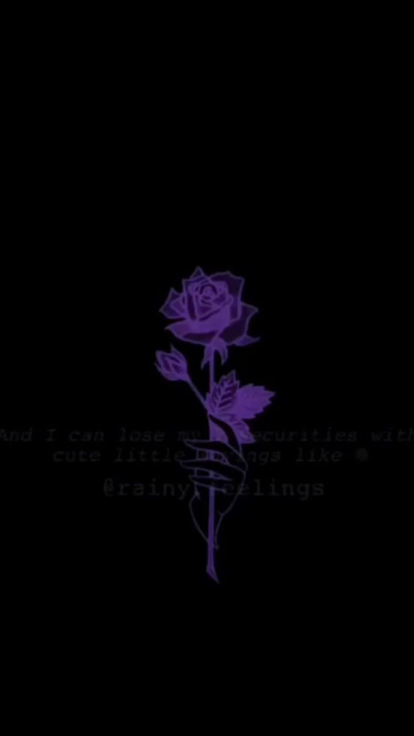 Dope Rose Falling, Aesthetic Purple Rose HD phone wallpaper | Pxfuel