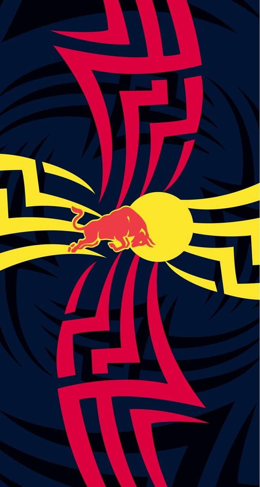 Corridas da Red Bull, logotipo da Red Bull Papel de parede de celular HD