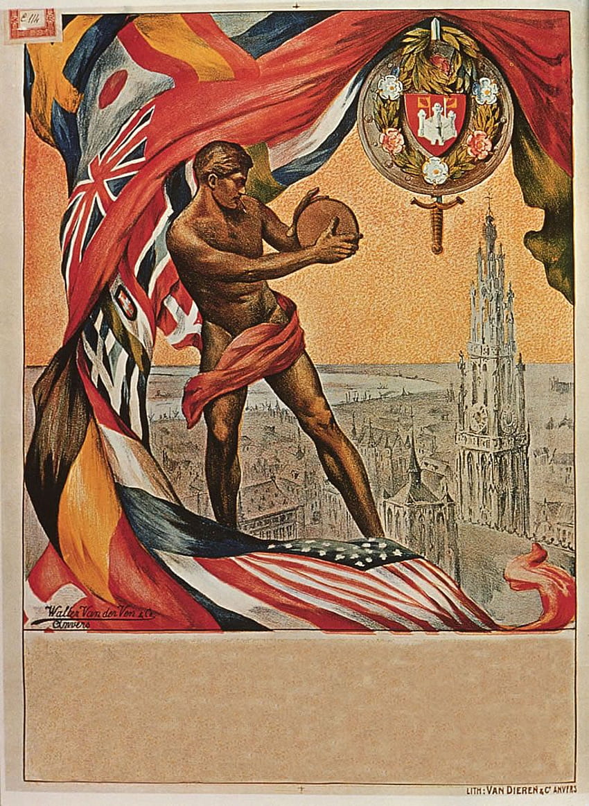 Van Dieren United Nations - Vintage European Fine Art Posters HD phone wallpaper