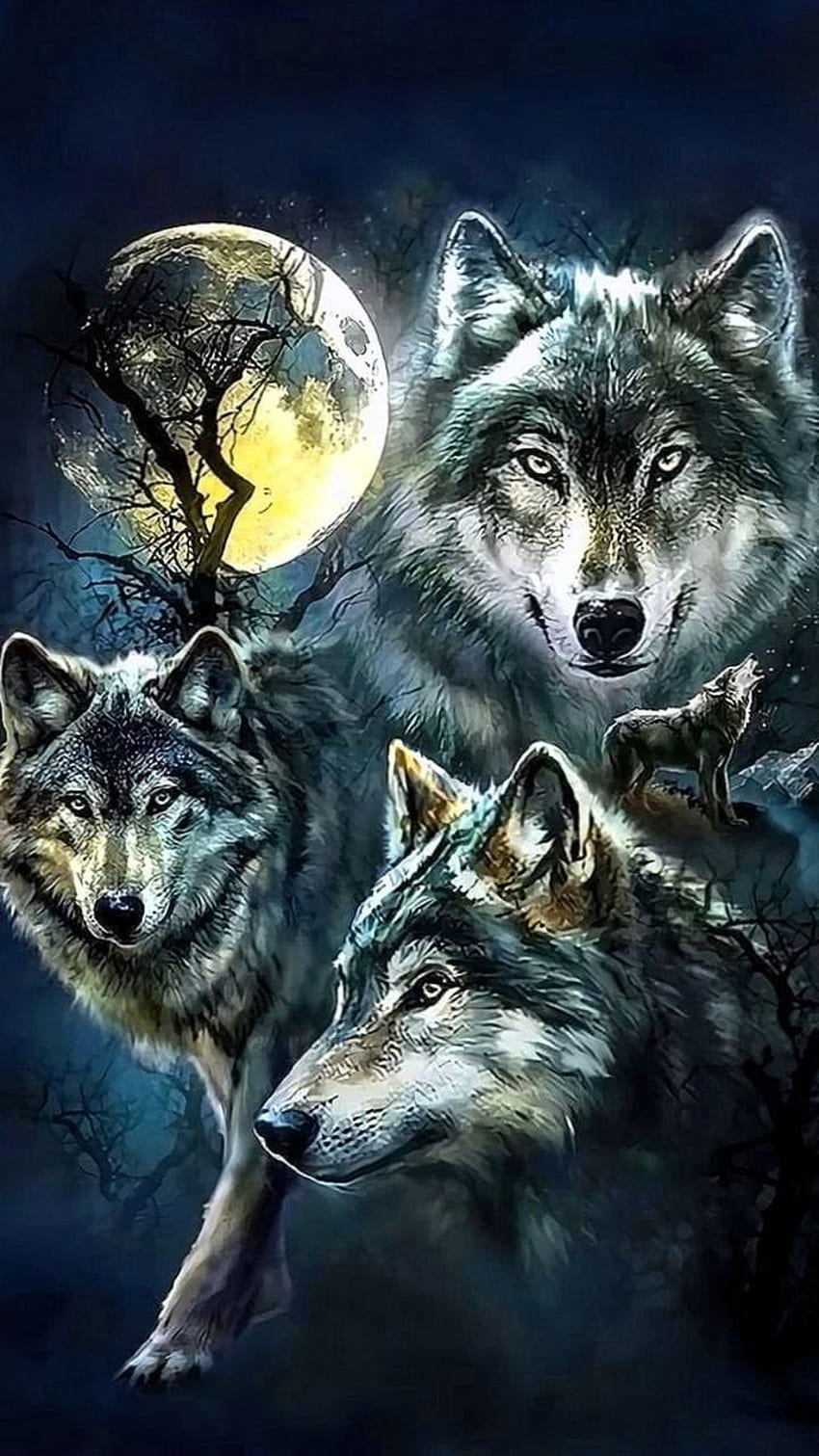 For IPhone 7 Wolf Wolf .pro, Christmas Wolves HD phone wallpaper