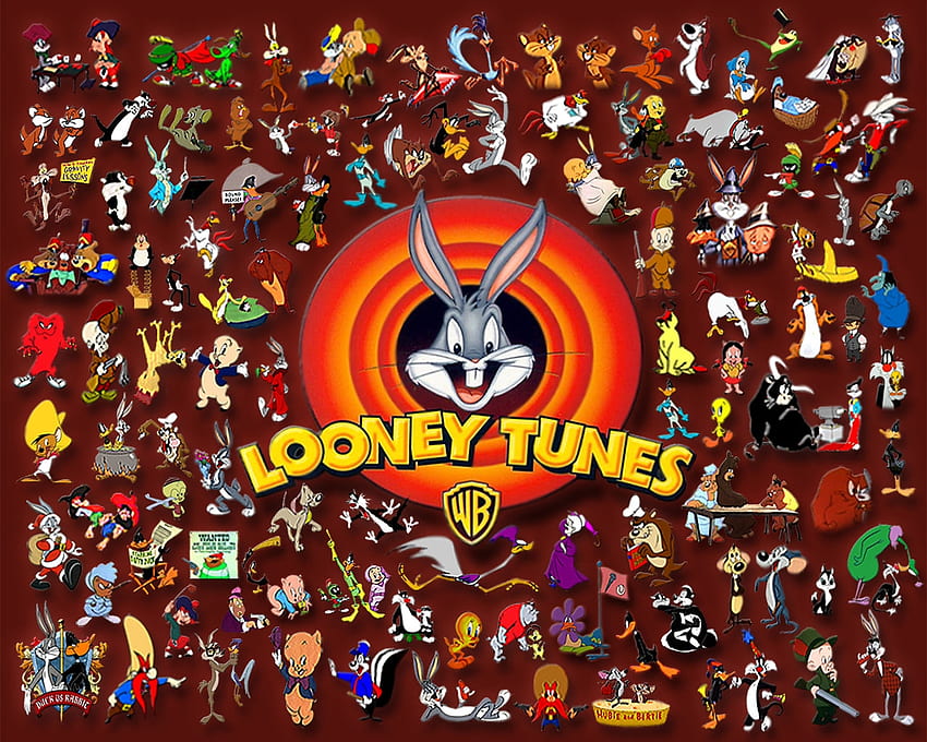 looney tunes, looney, charcators, tunes, bugs bunny HD тапет