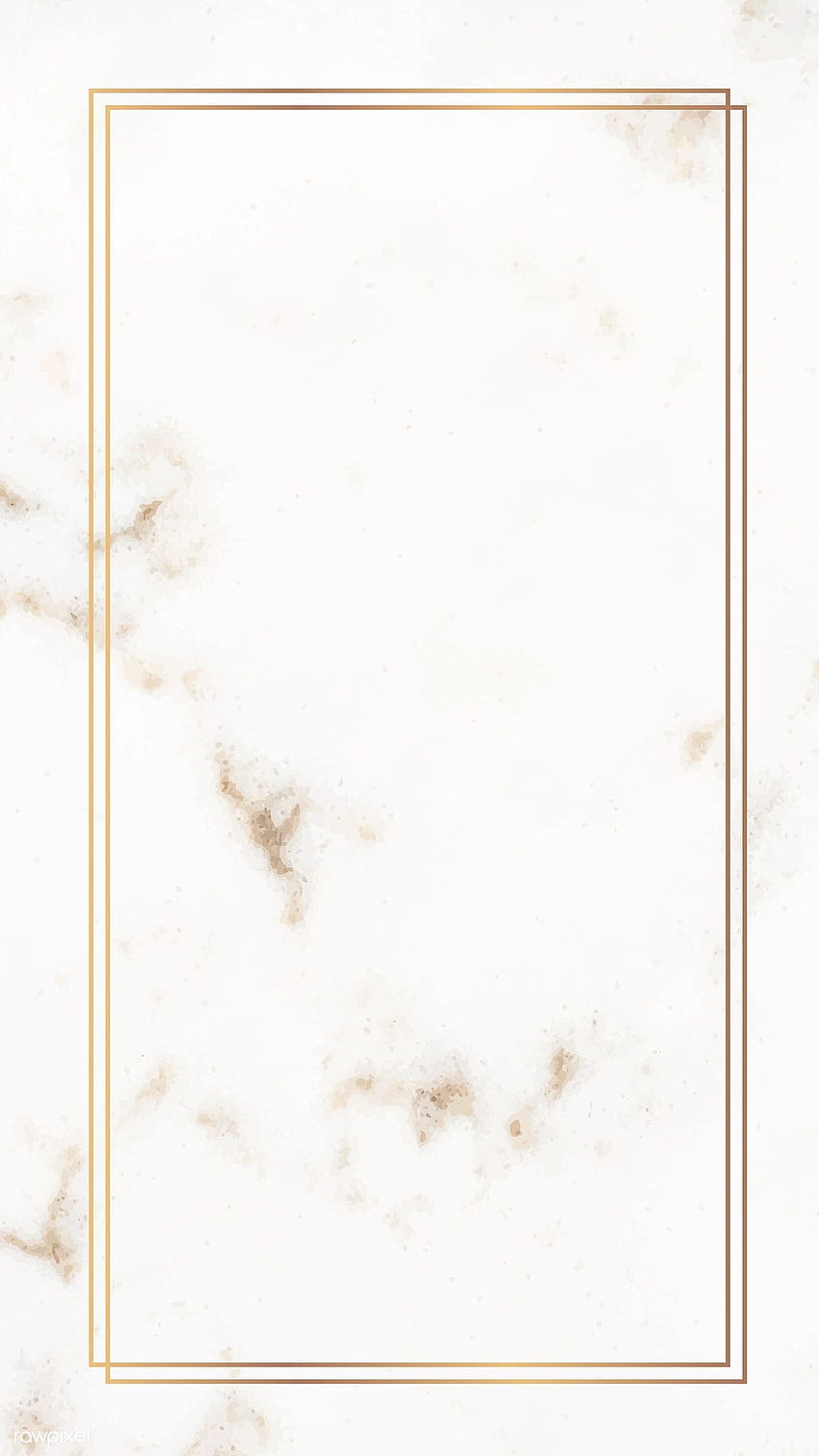 Premium-Vektor des rechteckigen Goldrahmens auf einem Marmorvektor 1214999. Goldhintergrund, Marmor iphone, weißer Marmorhintergrund HD-Handy-Hintergrundbild