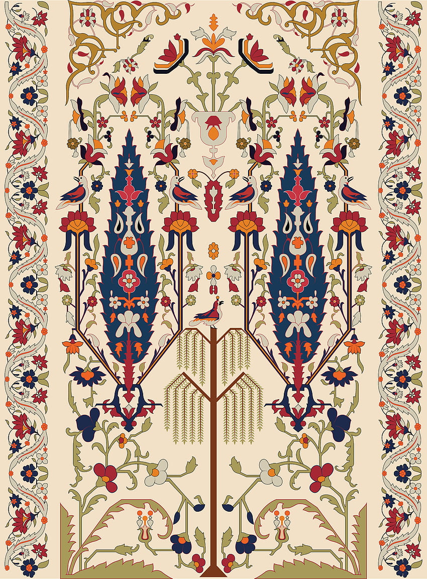 Shaukat Ali on a in 2020. Pattern art, Fabric, Persian Art HD電話の壁紙