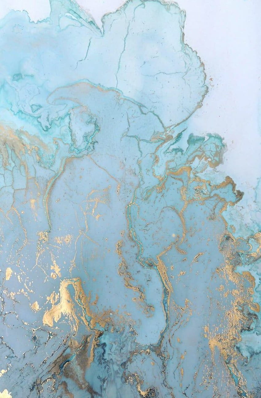 White And Gold Marble, Blue and Rose Gold Marble HD phone wallpaper