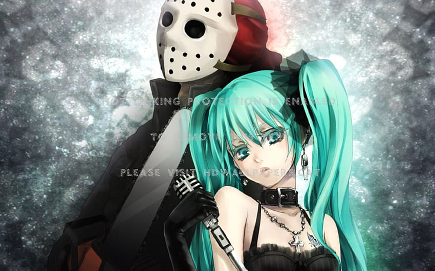 Jason And Miku Funny Cute Creepy Anime - -, Cute Scary Anime HD wallpaper |  Pxfuel