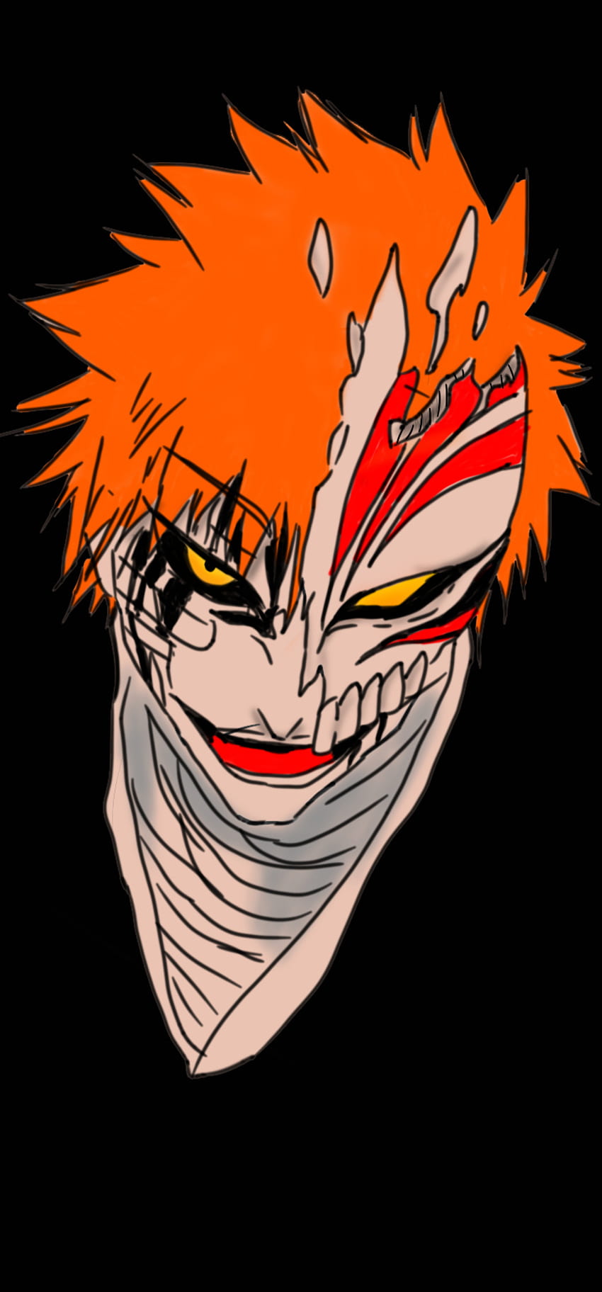 Bleach ichigo hollow, organ, art HD phone wallpaper