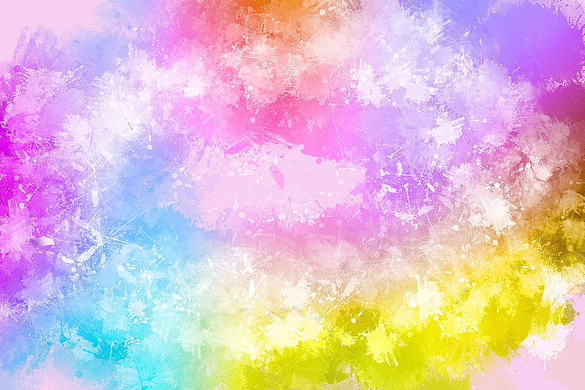 Abstrakt, Hell, Mehrfarbig, Bunt, Farbe, Hellfarbig, Flecken, Flecken, Aquarell HD-Hintergrundbild