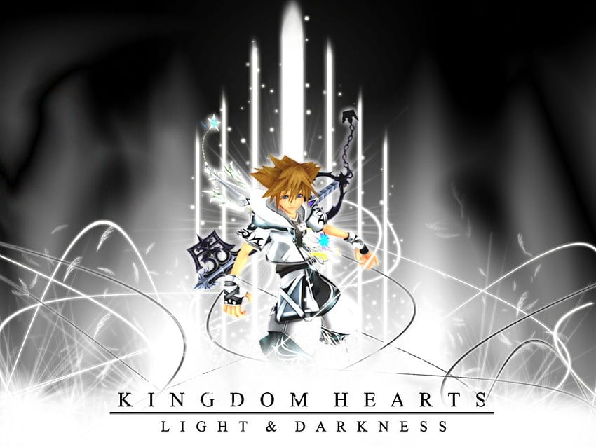Luz y Oscuridad, Llave Espada, Kingdom Hearts, Oscuridad, Luz, Sora fondo de pantalla