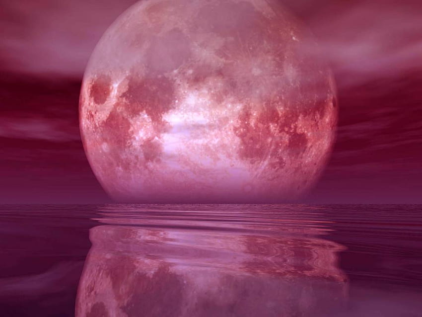 Red Moon 3D, Pink Moon HD wallpaper | Pxfuel