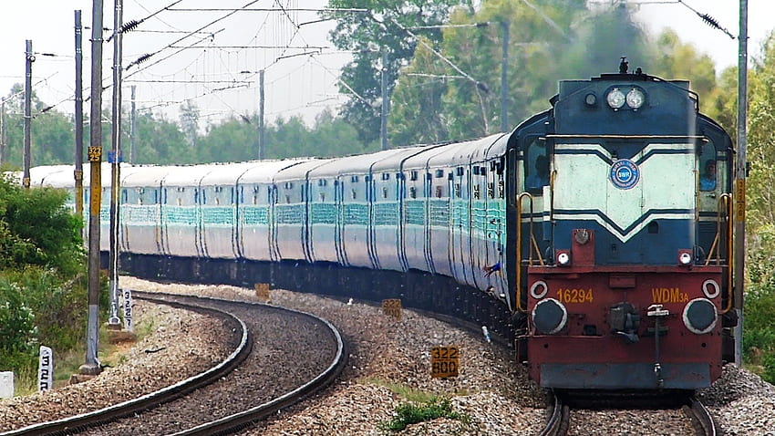 Индийски влак - -, индийски железници HD тапет