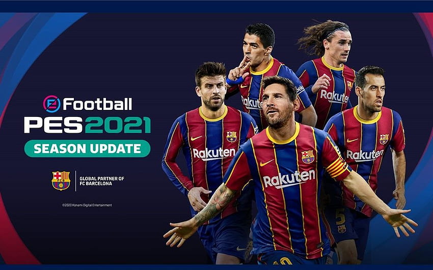KONAMI annonce eFootball PES 2021 FC Barcelona Club Edition Fond d'écran HD