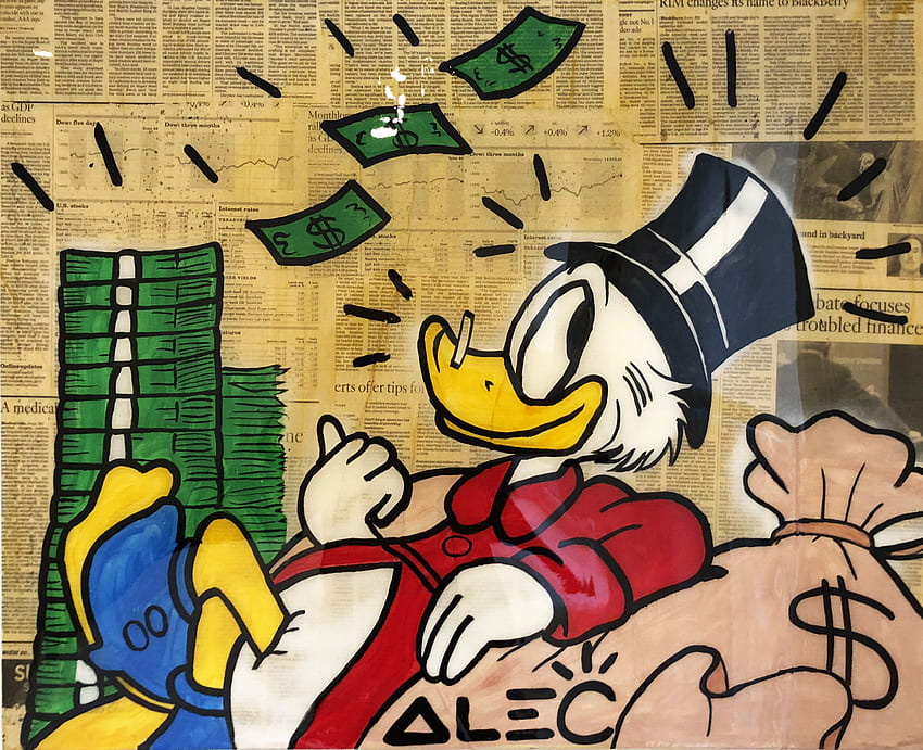 วาดของ Scrooge McDuck, Alec Monopoly วอลล์เปเปอร์ HD