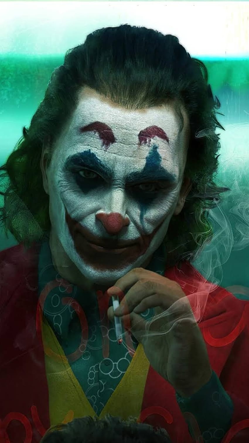 Joker Smoking, Blue Theme HD phone wallpaper | Pxfuel