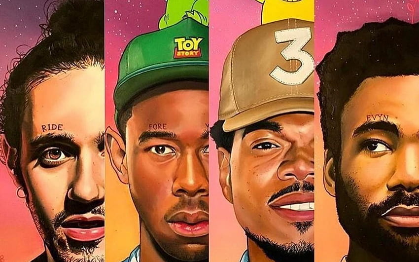 Rap — okładka albumu hip-hopowego, nowi raperzy Tapeta HD