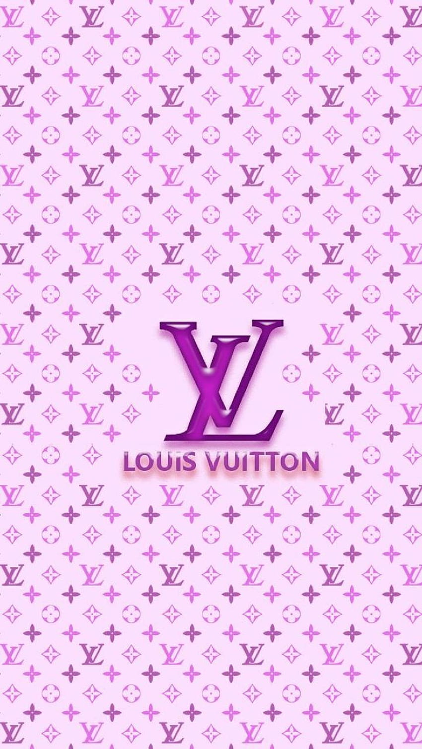 Louis Vuitton Wallpaper  Pink and white background, Apple icon