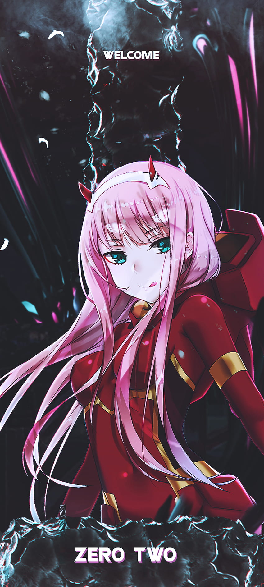 95+ Zero Two Badass Wallpaper free Download - MyWeb