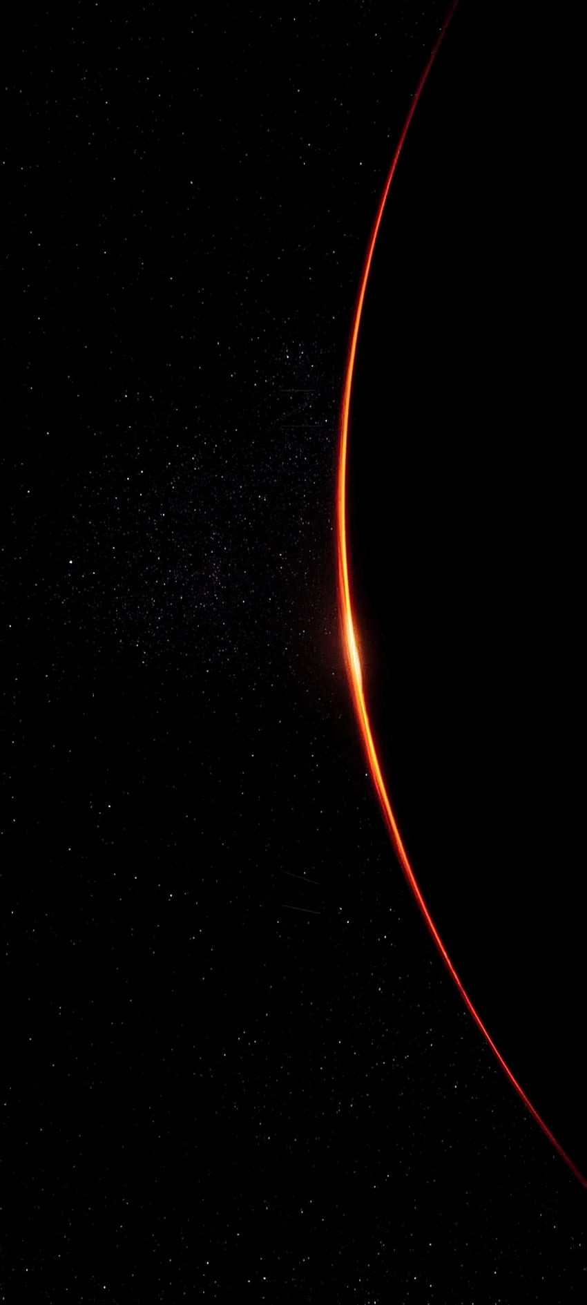 Mars []. Tylko zrzut ekranu z sekwencji otwierającej film „Marsjanin”. Wydaje się, że tworzy dobry ciemny AMOLED! : R Amoledowe tło, 1080x2400 Amoledowe Tapeta na telefon HD
