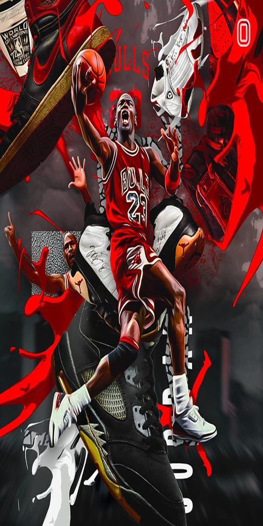 Arte, pôster, Air Jordan, basquete. Michael Jordan Papel de parede de celular HD