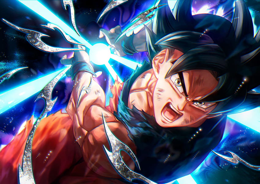 Goku Black background, Goku Black and Blue HD wallpaper